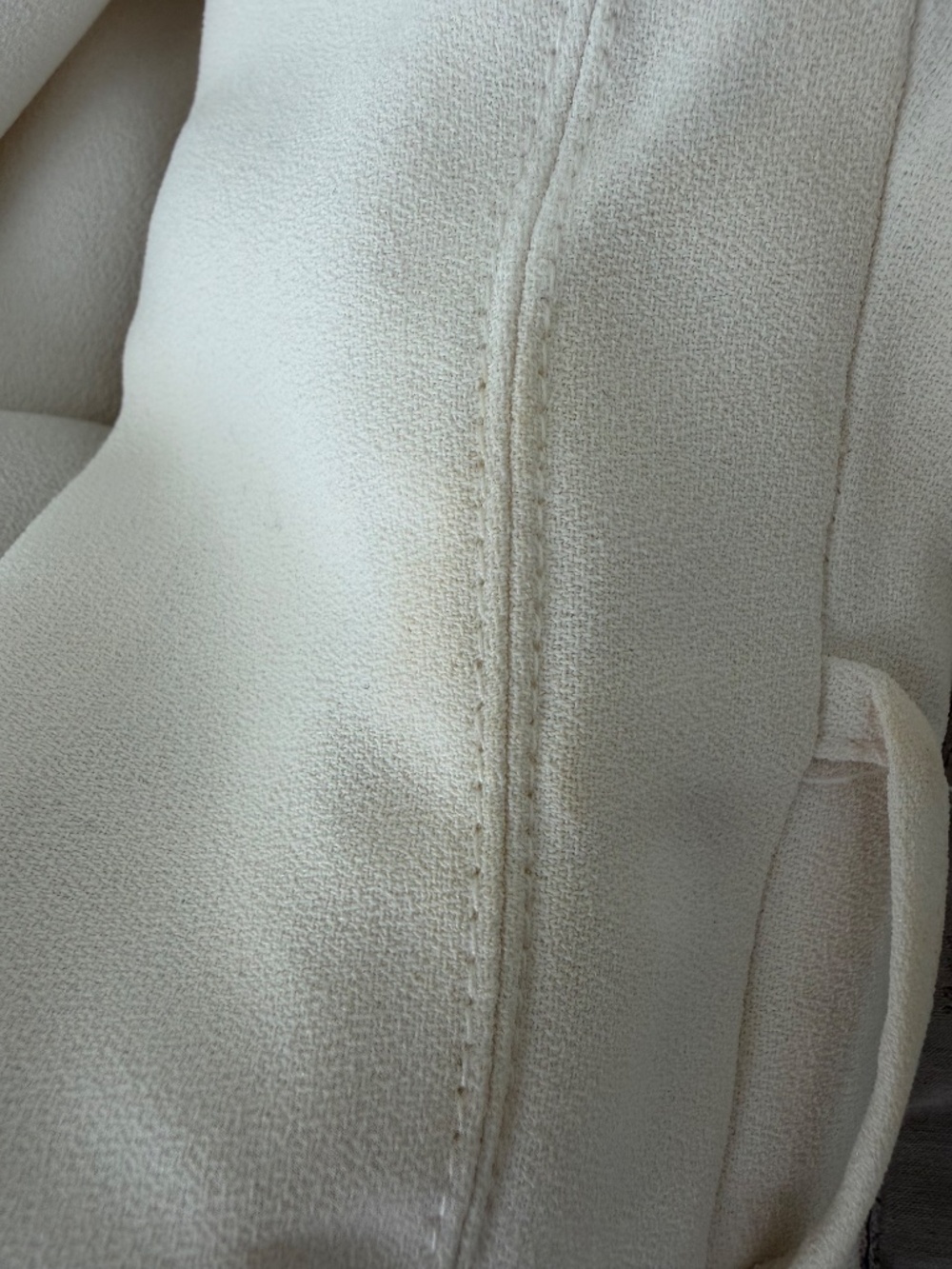 H&M Off-White Tie Waist Blazer - Picture 7 of 11